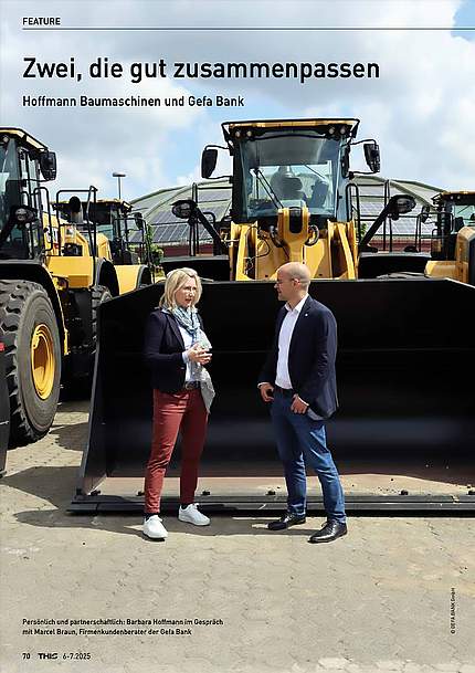 Zwei, die gut zusammenpassen – Hoffmann Baumaschinen und Gefa Bank